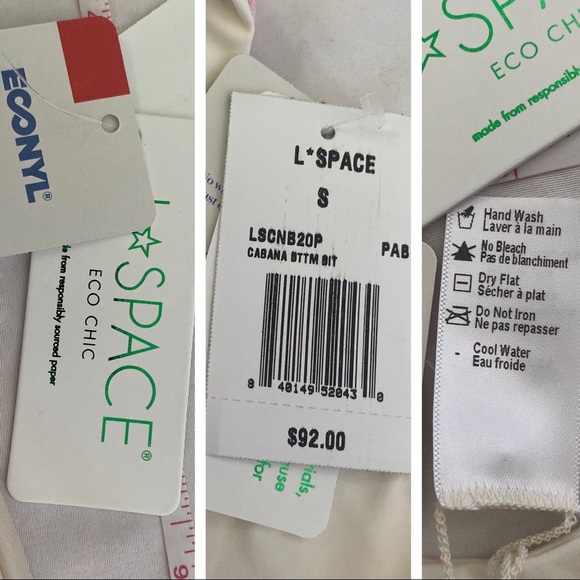 L*Space Paradise Blooms Bikini Set, Lizzie Top & Cabana Bottom, NWT - Picture 14 of 16